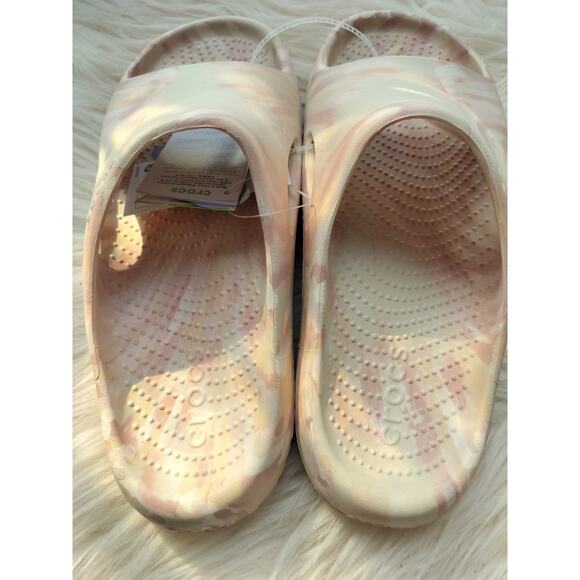 5225) Crocs Unisex Mellow Marble Like Recovery Slide Sandals M9/W11 main image 4